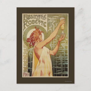 Robette Absinthe Advertisement Poster Vykort