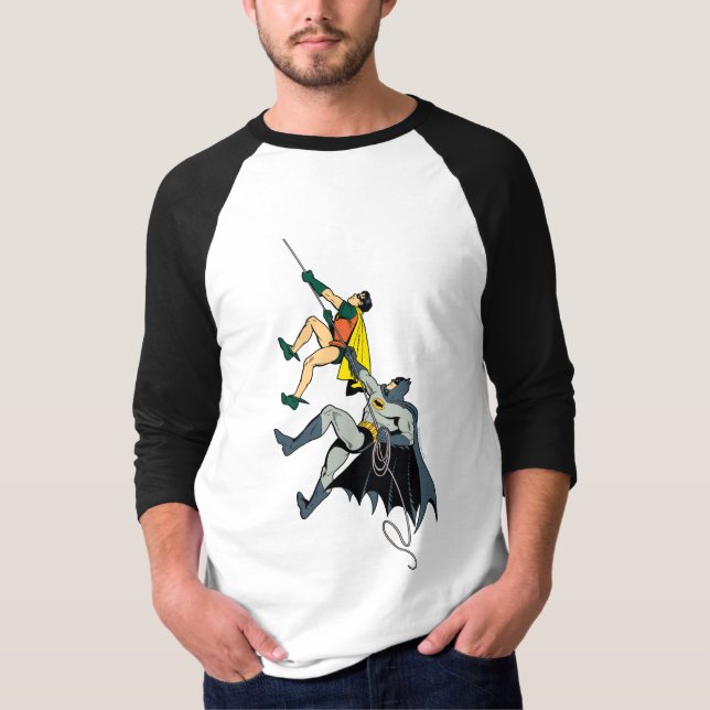 Robin And Batman Climb T-shirt (Framsida)