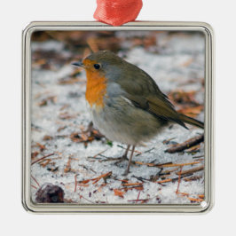 Robin Bauble Julgransprydnad Metall