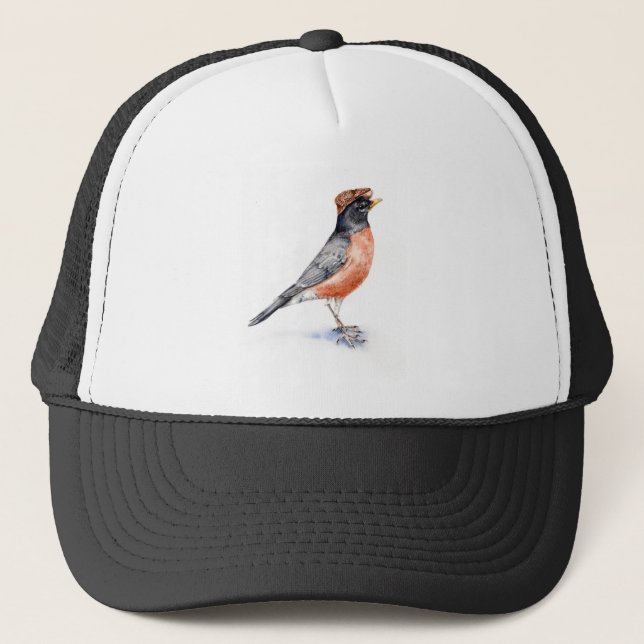 Robin Bird in Hat Keps (Framsida)