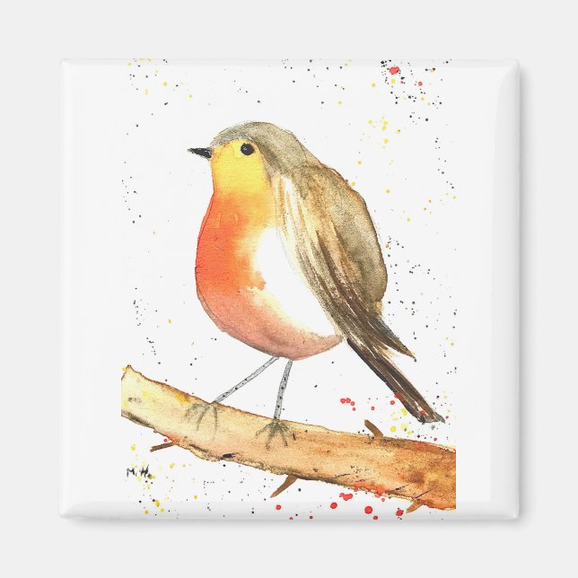 Robin bird magnet (Framsidan)