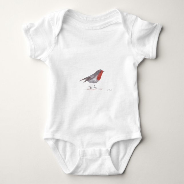 Robin bird t-shirt (Framsida)