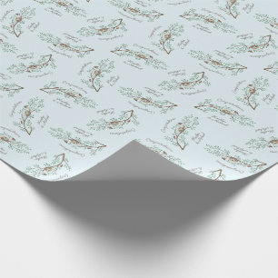 Robin Birds Nest Eggs Vår Baby Shower Presentpapper