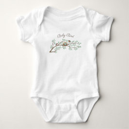Robin Birds Nest Eggs Vår Baby Shower T Shirt