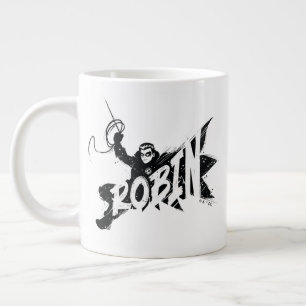 Robin Bläck Brush Namn Jumbo Mugg