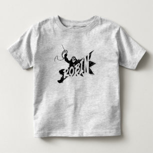 Robin Bläck Brush Namn T Shirt