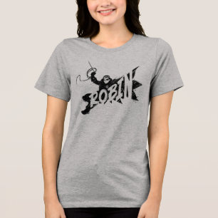 Robin Bläck Brush Namn T Shirt