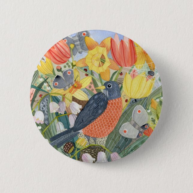 Robin Button Knapp (Framsida)