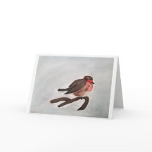 Robin christmas-kort