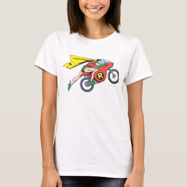 Robin & Cycle T-shirt (Framsida)