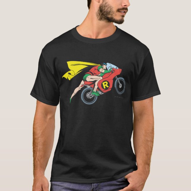 Robin & Cycle Tee Shirt (Framsida)