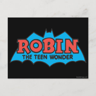 Robin Den Logotypen Tonåring Vykort