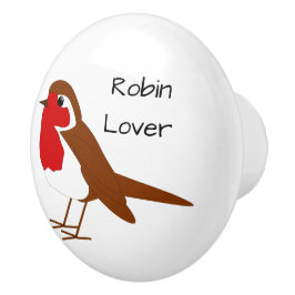 Robin Design Personalised Knopp