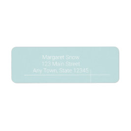Robin Egg Blue Bröllop Returetiketters Returadress Etikett
