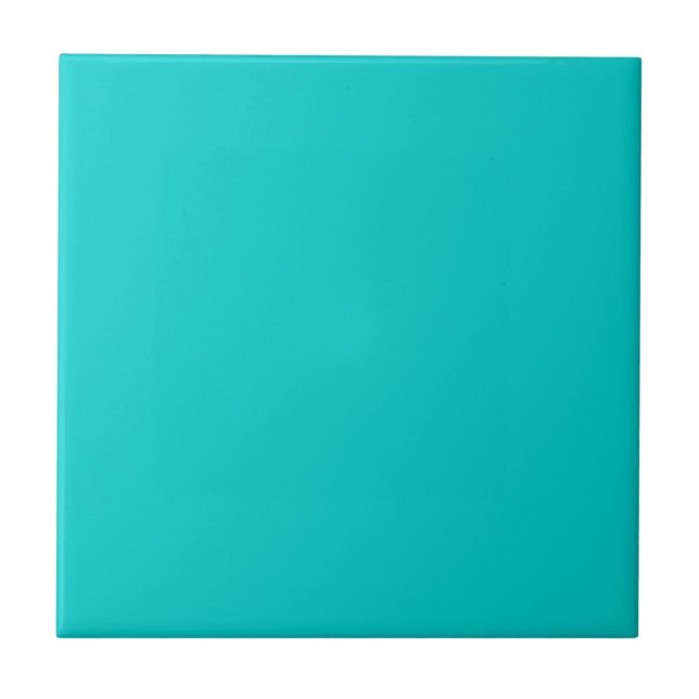 Robin Egg Blue Solid Färg Tile Kakelplatta (Framsidan)