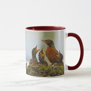Robin familjmugg mugg