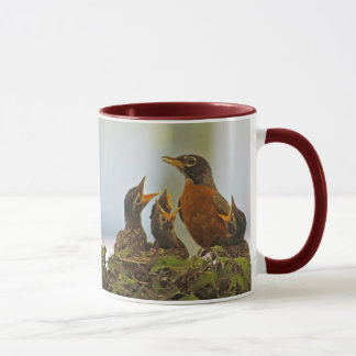 Robin familjmugg mugg