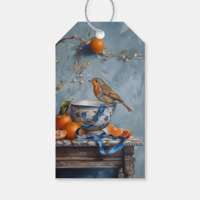 Robin - Gift Märkre Presentetikett (Framsidan)