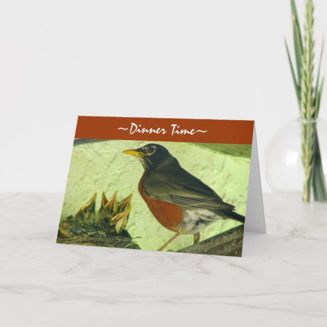 Robin Greeting Card Kort (Framsida)