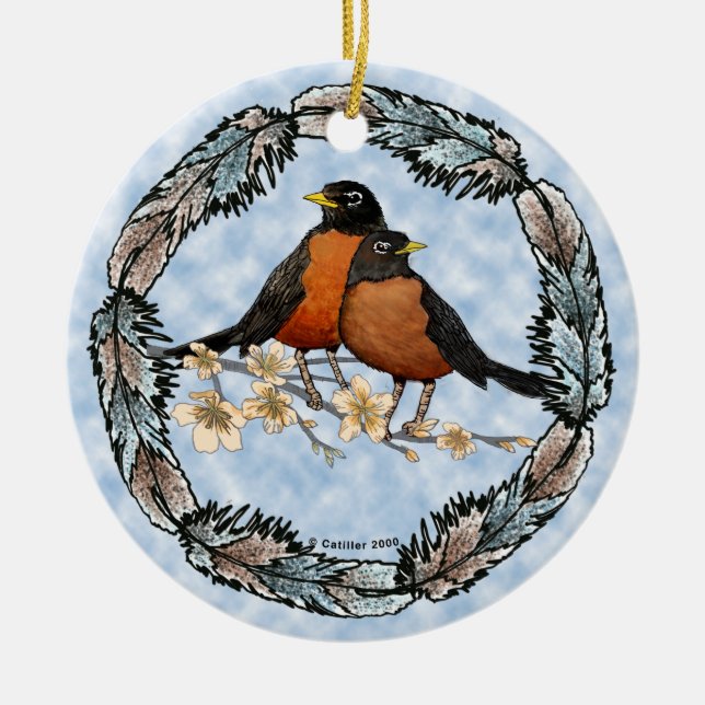 Robin gren ornament (Framsidan)