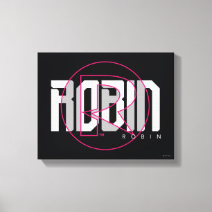 Robin Hi-Tech Namn Graphic Canvastryck