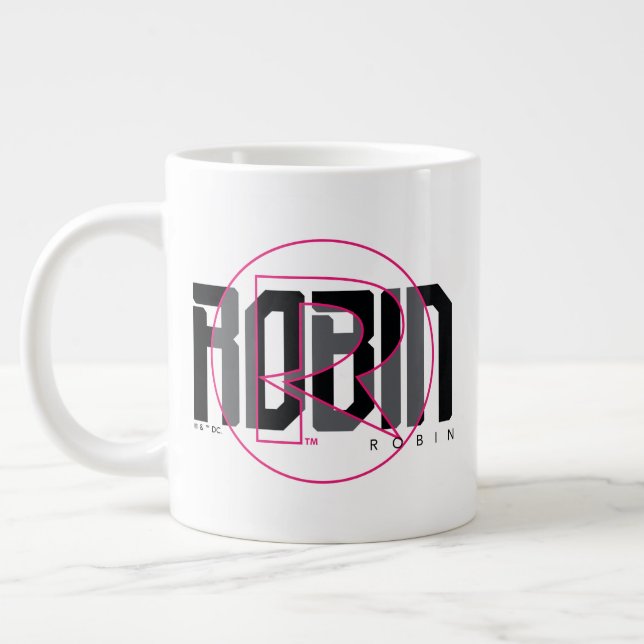Robin Hi-Tech Namn Graphic Jumbo Mugg (Vänster)