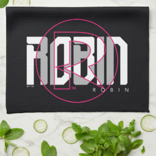 Robin Hi-Tech Namn Graphic Kökshandduk
