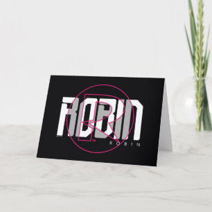 Robin Hi-Tech Namn Graphic Kort