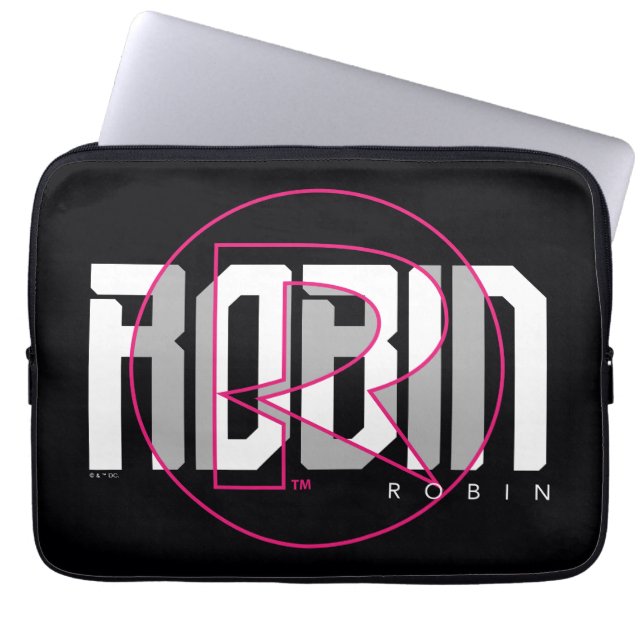 Robin Hi-Tech Namn Graphic Laptop Fodral (Framsidan)