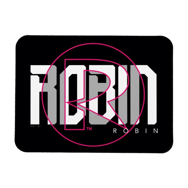Robin Hi-Tech Namn Graphic Magnet (Horisontell)