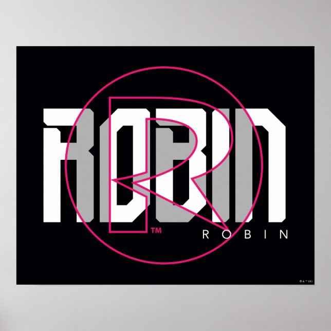 Robin Hi-Tech Namn Graphic Poster (Framsidan)