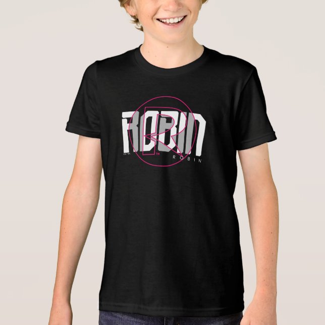 Robin Hi-Tech Namn Graphic T Shirt (Framsida)