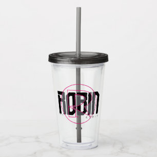 Robin Hi-Tech Namn Graphic Take Away Mugg