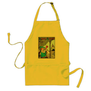 Robin Hood Antik Illustration Glada Gubbar Förkläde