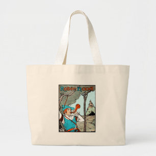 Robin Hood Antik Illustration Glada Gubbar Jumbo Tygkasse