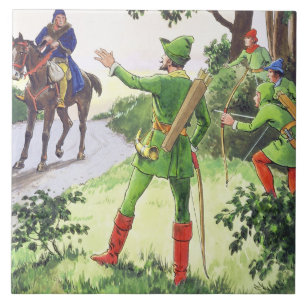 Robin Hood från "pip in i förflutnan" som Kakelplatta