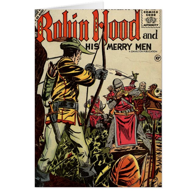 Robin Hood humorbok Hälsningskort (Framsidan)