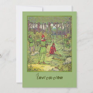 Robin Hood i skogen Inbjudningar