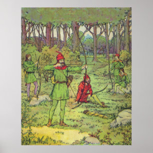 Robin Hood i skogen Poster
