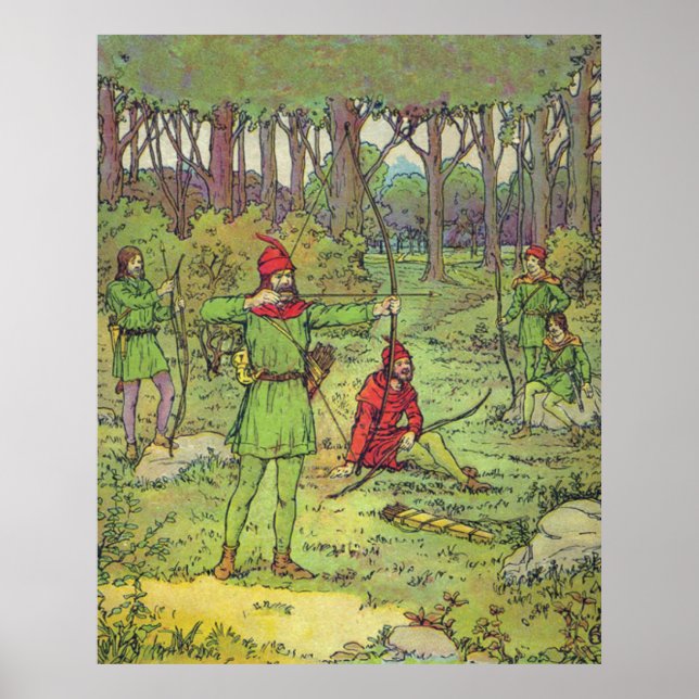 Robin Hood i skogen Poster (Framsidan)