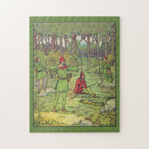 Robin Hood i skogen Pussel
