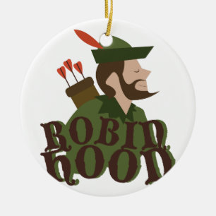 Robin Hood Julgransprydnad Keramik