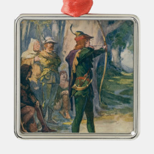 Robin Hood Julgransprydnad Metall
