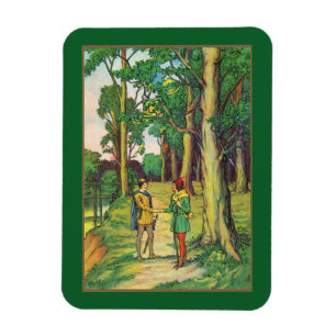 Robin Hood och Lille John Magnet