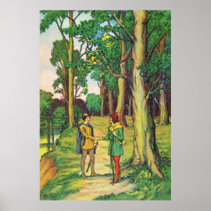 Robin Hood och Lille John Poster