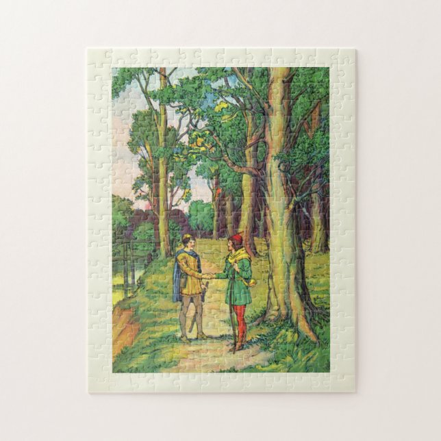 Robin Hood och Lille John  Pussel (Vertikal)