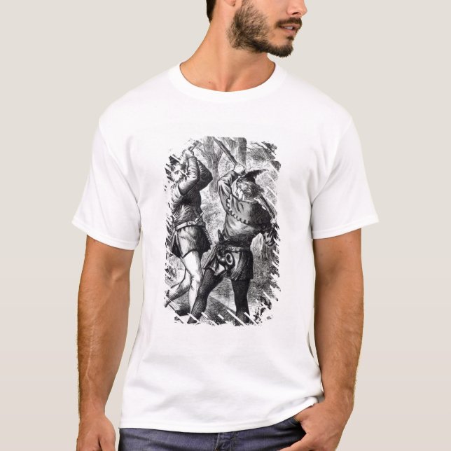 Robin Hood och lite John T-shirt (Framsida)