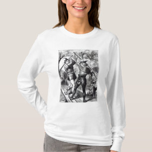 Robin Hood och lite John Tee Shirt