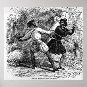 Robin Hood och Tanneren med Inkvartera-bemannar Poster