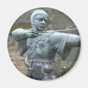 Robin Hood staty Nottingham Magnet